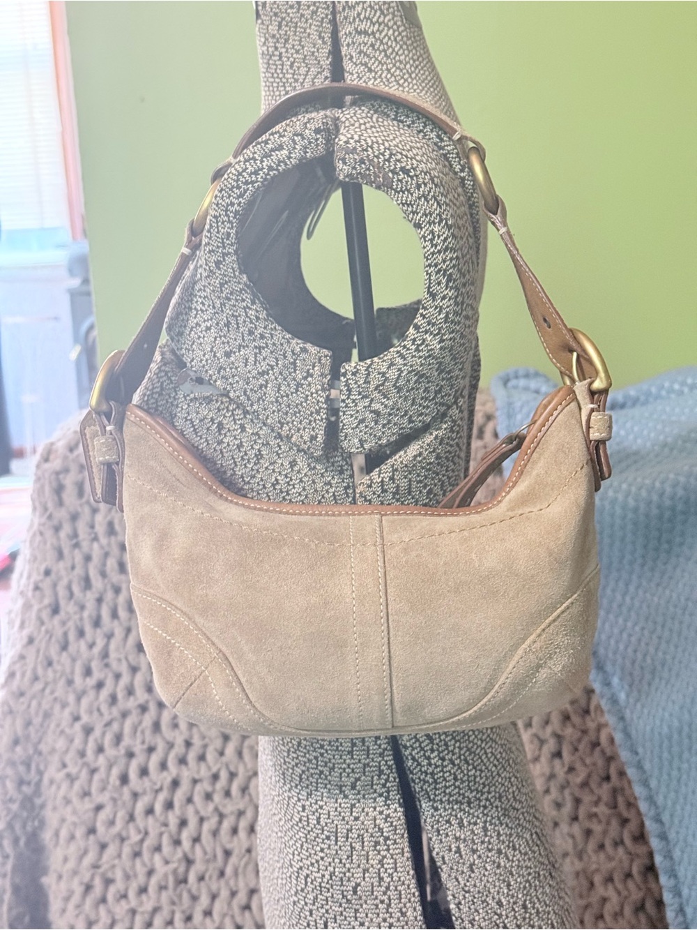 Coach Suede SoHo Bag in Tan - Classic - Picture 2 of 8